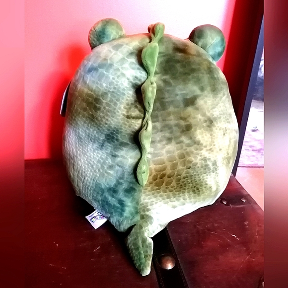 Custom DIY Archer the Alligator squishmallow plush with black belly. - Picture 2 of 5